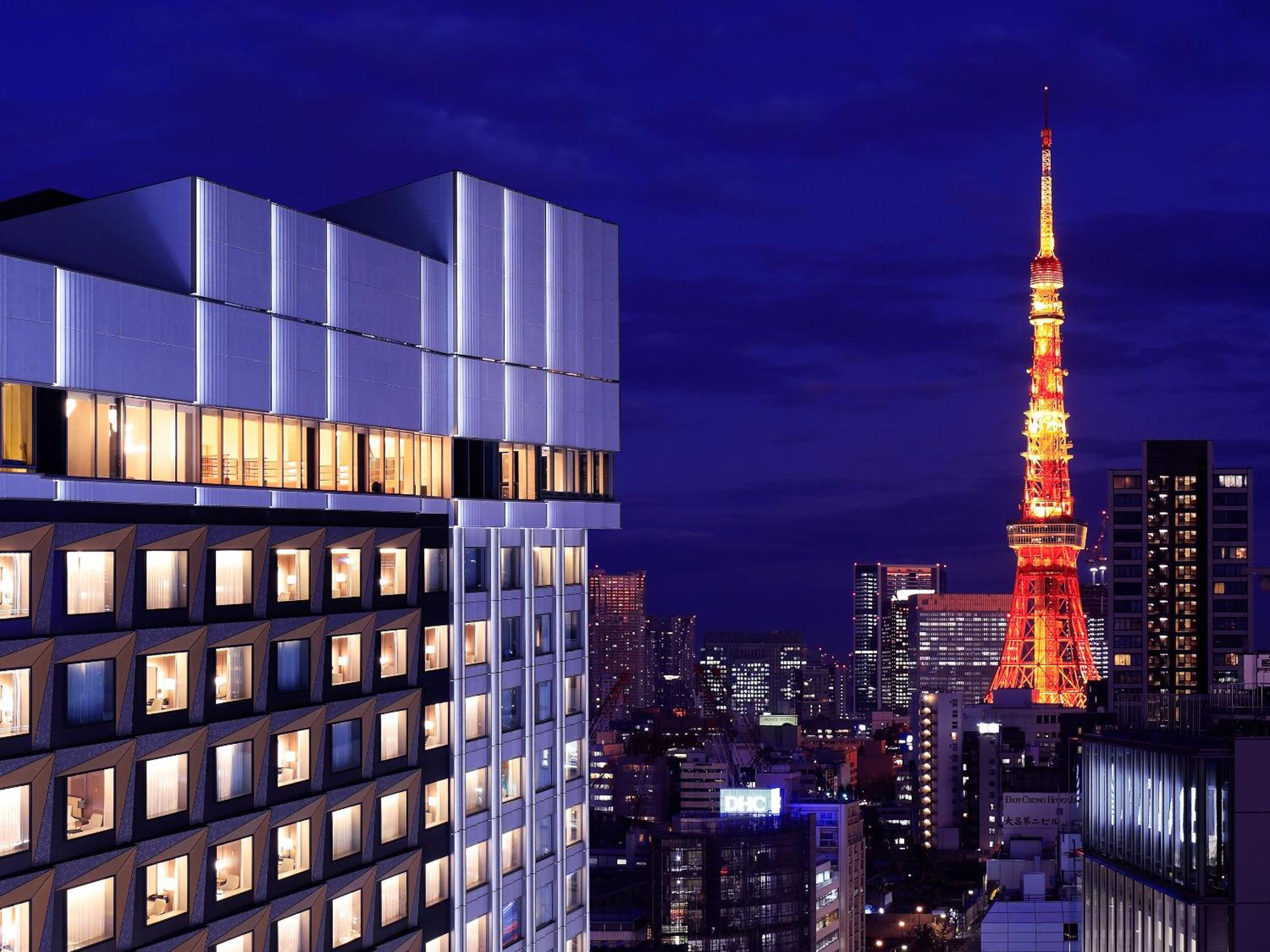 Mitsui Garden Hotel Roppongi Tokyo Premier Екстер'єр фото The hotel at night